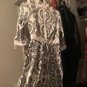 Black and white dress